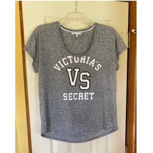Victoria’s Secret gray short sleeve shirt